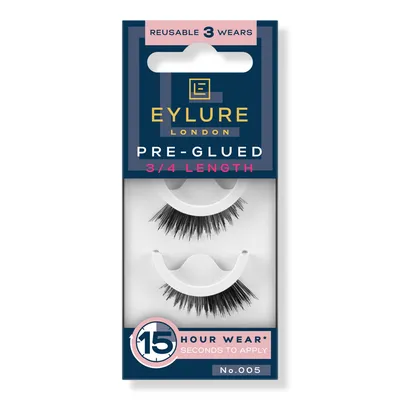Eylure Pre-Glued 3/4Length No. 005 Eyelashes