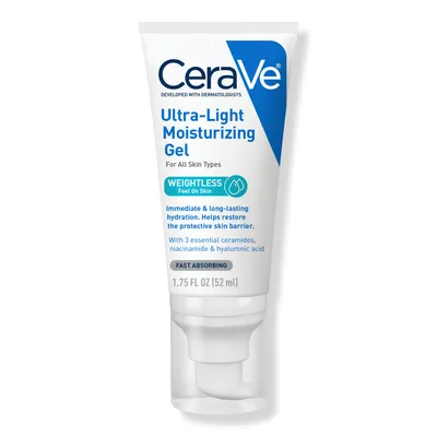 CeraVe Ultra-Light Facial Gel with Hyaluronic Acid for All Skin Types