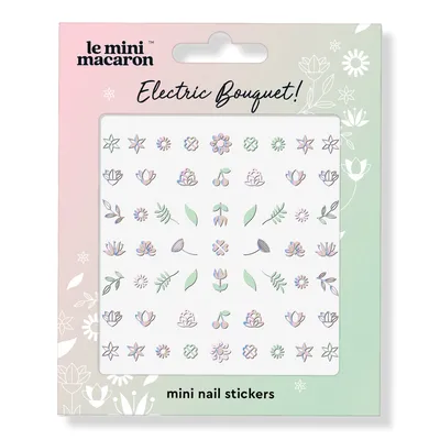 Le Mini Macaron Mini Nail Stickers - Electric Bouquet Edition