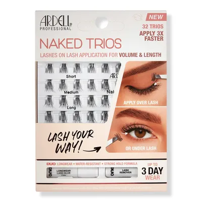 Ardell Naked Lash Trios + Adhesive Kit
