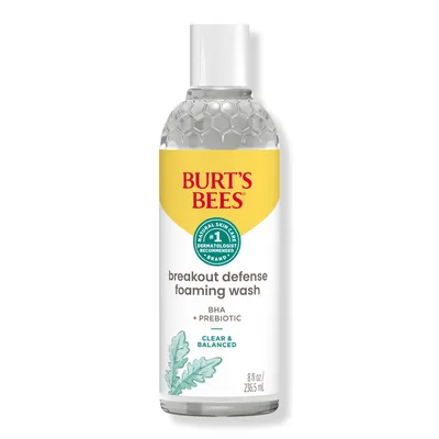 Burt's Bees Clear and Balanced Breakout Defense Foaming Wash