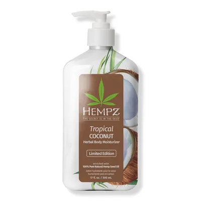 Hempz Limited Edition Tropical Coconut Herbal Body Moisturizer