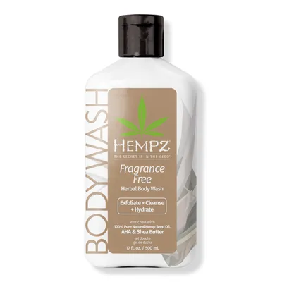 Hempz Fragrance Free Herbal Body Wash