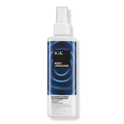 IGK Body Language Rice Water Plumping and Thickening Mist