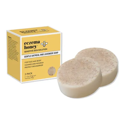 Eczema Honey Gentle Oatmeal and Lavender Soap (2-Pack)