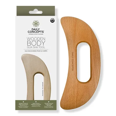 Daily Concepts Wooden Body Gua Sha Tool
