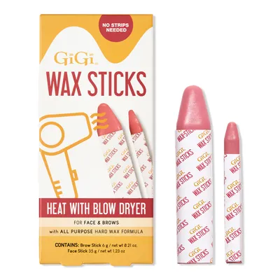 Gigi Blow Dry Wax Sticks, Hard Wax Formula