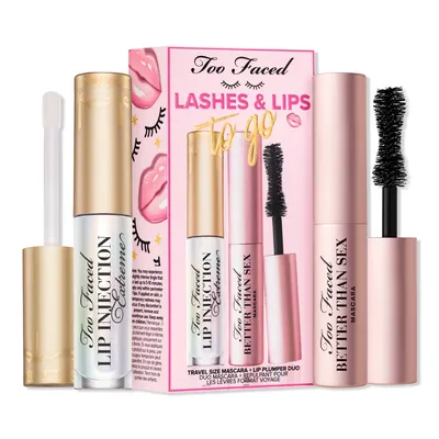 Too Faced Lashes & Lips to Go Bestsellers Travel Size Duo