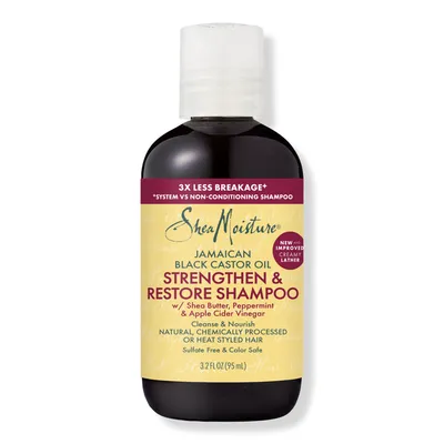 SheaMoisture Jamaican Black Castor Oil Strengthen & Restore Shampoo Travel Size
