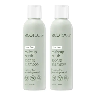 EcoTools Makeup Brush + Sponge Cleansing Shampoo 2-Pack