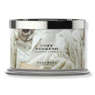 HomeWorx Cozy Weekend 4-Wick Scented Candle