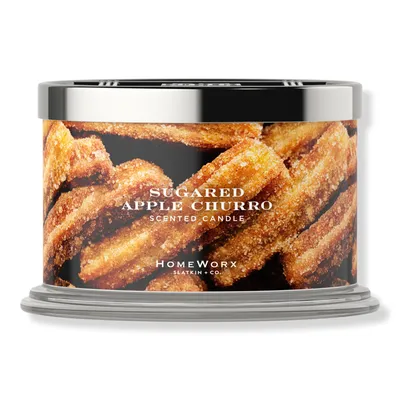 HomeWorx Sugared Apple Churro 4-Wick Scented Candle