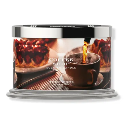 HomeWorx Coffee Shop 4-Wick Scented Candle