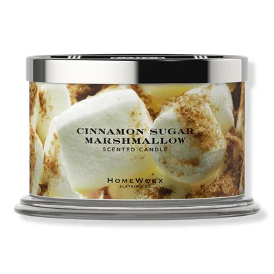 HomeWorx Cinnamon Sugar Marshmallow 4-Wick Scented Candle