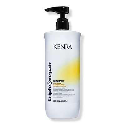 Triple Repair Shampoo Bonding for Damaged Hair - 33.8 oz