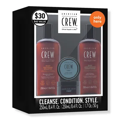 American Crew Cleanse Condition Style Exclusive Gift Set