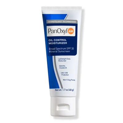 PanOxyl AM Oil Control Moisturizer with Broad Spectrum SPF 30 Mineral Sunscreen