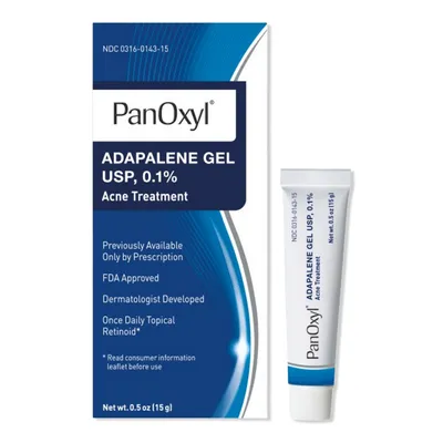 PanOxyl Adapalene 0.1% Leave-On Gel Acne Treatment