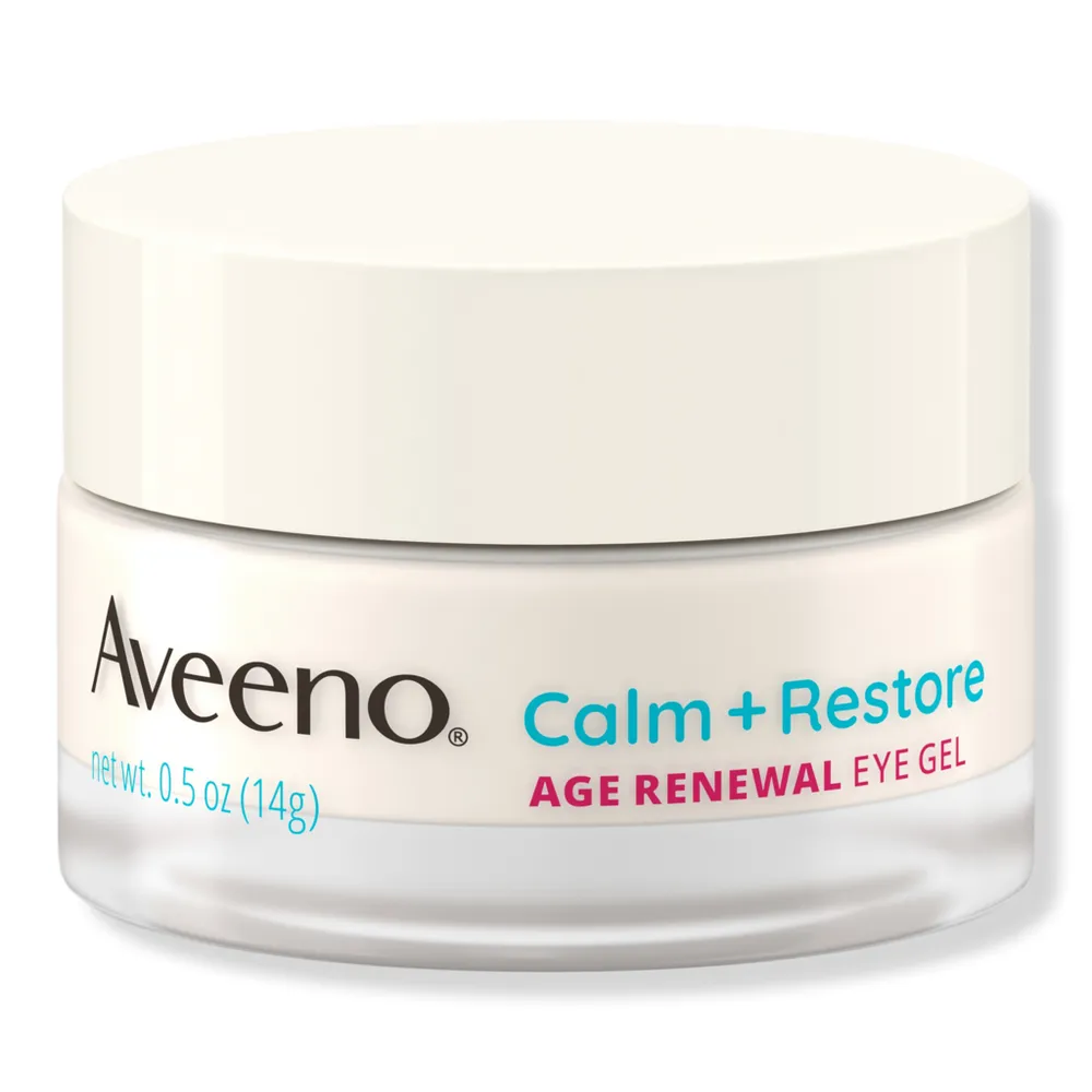 Aveeno Calm + Restore Age Renewal Eye Gel for Sensitive Skin, Fragrance Free