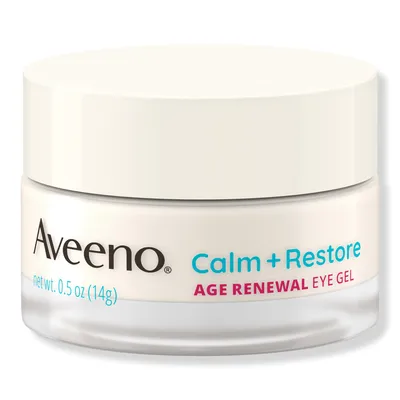 Aveeno Calm + Restore Age Renewal Eye Gel for Sensitive Skin, Fragrance Free