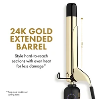 Pro Artist 24K Gold Collection Extended Barrel Curling Iron