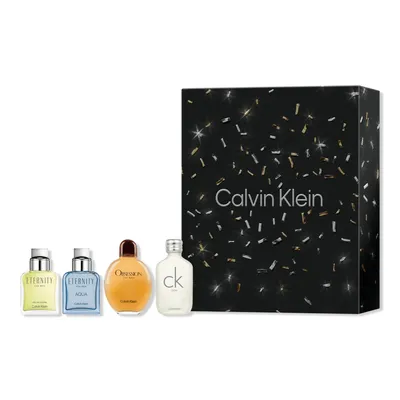 Calvin Klein Men's 4 Piece Eau de Toilette Travel Gift Set