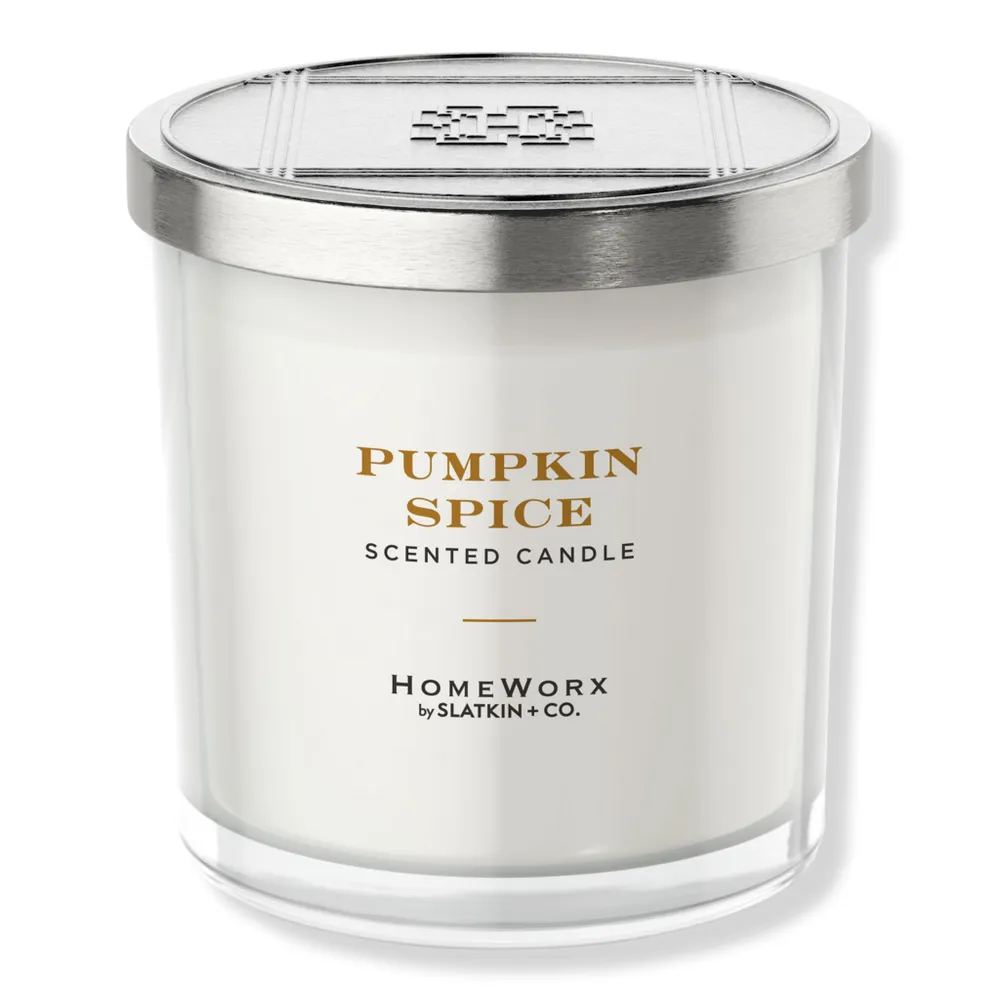 HomeWorx Pumpkin Spice 3-Wick Scented Candle