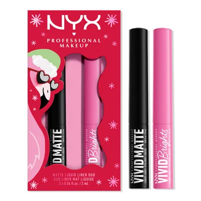 NYX Professional Makeup Limited Edition Vivid Liner Duo Holiday Gift Set