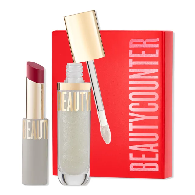 Ulta Beauty Beautycounter At the Red-y Clean Lip Duo Set