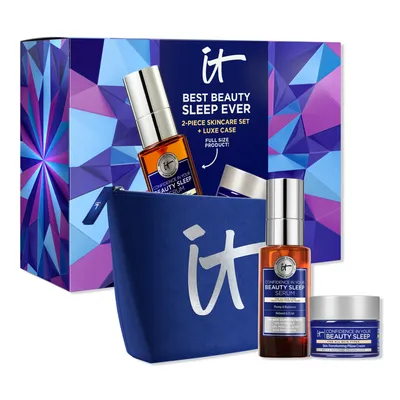 IT Cosmetics Best Beauty Sleep Ever Skincare Gift Set + Luxe Makeup Bag