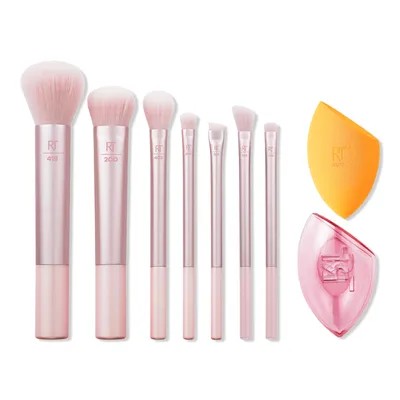 Real Techniques Twilight Tinsel 9-Piece Makeup Brush + Sponge Gift Set