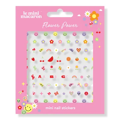 Le Mini Macaron Mini Nail Stickers - Flower Power!