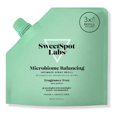 SweetSpot Labs Microbiome Balancing Intimate Spray Refill Pouch