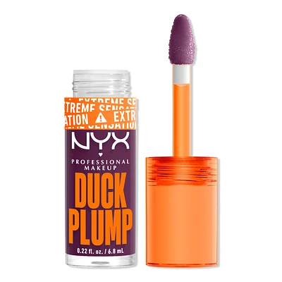Duck Plump High Pigment Lip Plumping Gloss - Pure Plum.p