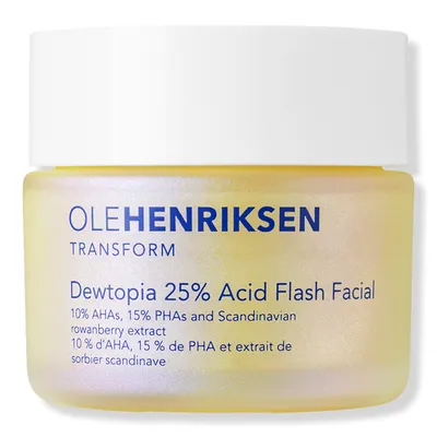 OLEHENRIKSEN Dewtopia 25% AHA + PHA Flash Facial Exfoliating Face Mask