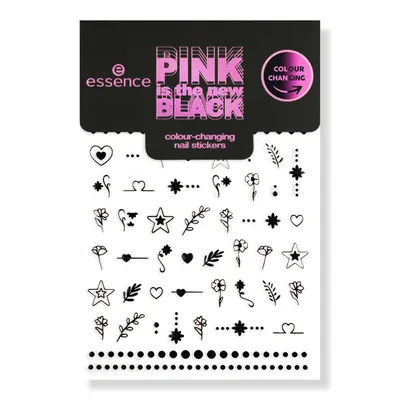 Essence Pink Is The New Black Colour-Changing Nail Stickers