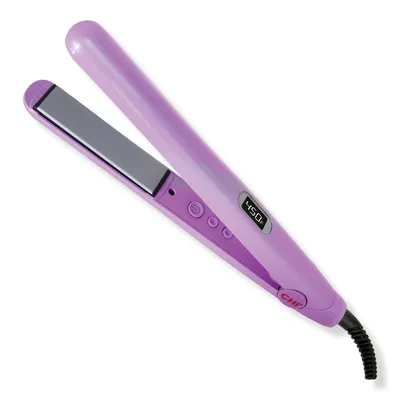 Chi Glowing Lilac 1" Digital Silver Ceramic Hairstyling Iron