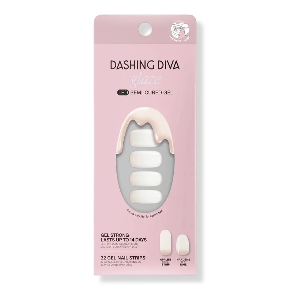 Dashing Diva Digital Daisy Glaze Semi-Cured Gel Art