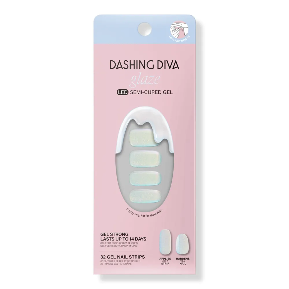 Dashing Diva California Breeze Glaze Semi-Cured Gel Art