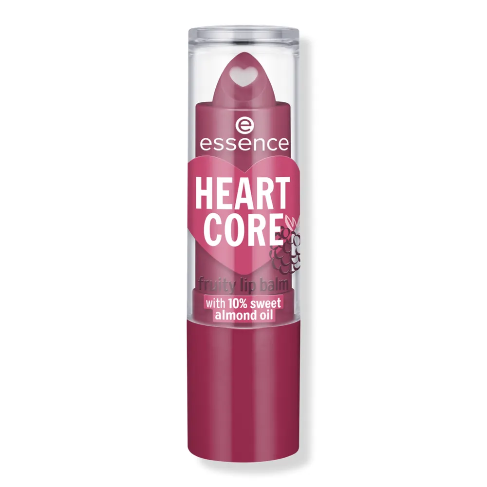 Essence Heart Core Fruity Lip Balm - Bold Blackberry