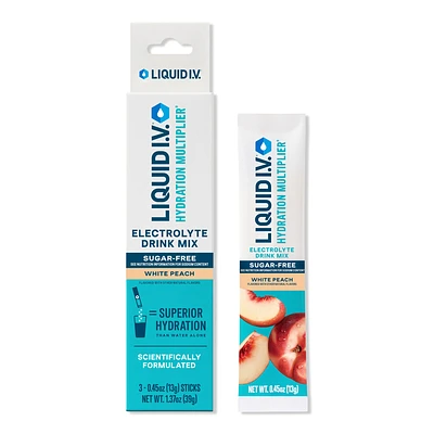 Hydration Multiplier Electrolyte Drink Mix Sugar Free White Peach