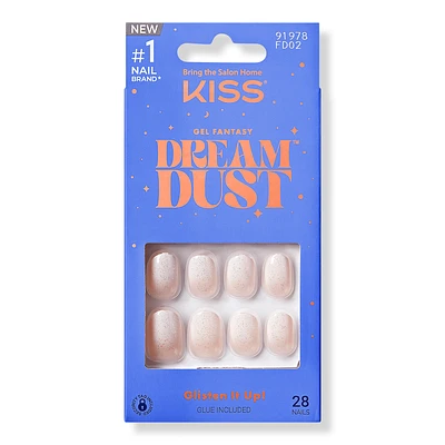 Gel Fantasy Dreamdust Nails - Silver Spoon