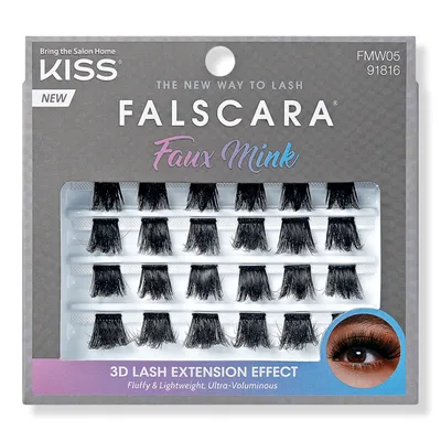 Kiss Falscara False EyeLash Multipack, Faux Mink