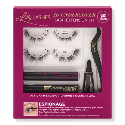 Lilly Lashes Espionage 3D Undercover Lash Extension Kit
