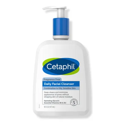 Cetaphil Daily Facial Cleanser Face Wash Fragrance Free for Sensitive Skin