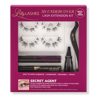 Lilly Lashes Secret Agent 3D Undercover Lash Extension Kit