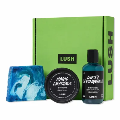 LUSH Scrub Up Well Shower Discovery Kit
