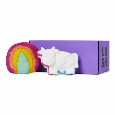LUSH The Cow Jumped Over The Rainbow Bathing Duo