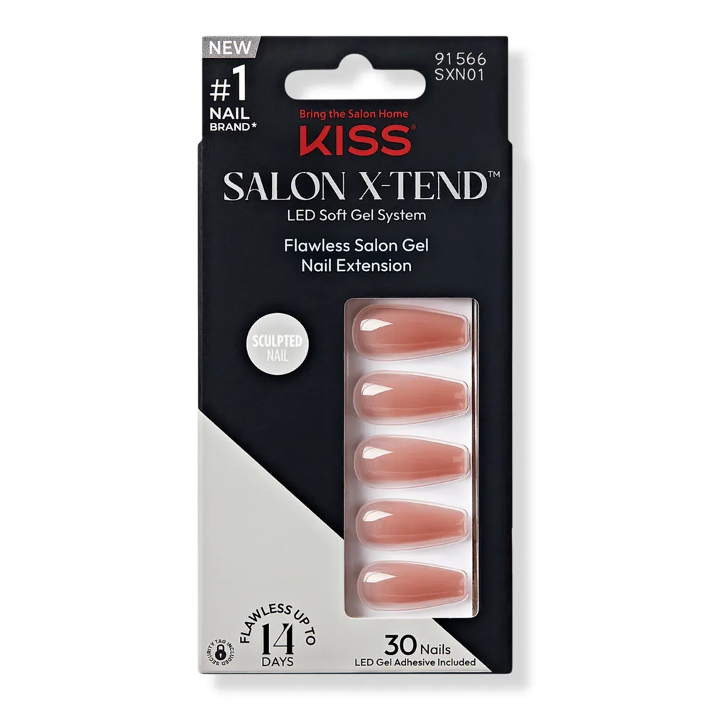 Kiss Salon X-tend LED Soft Gel System Color Nails