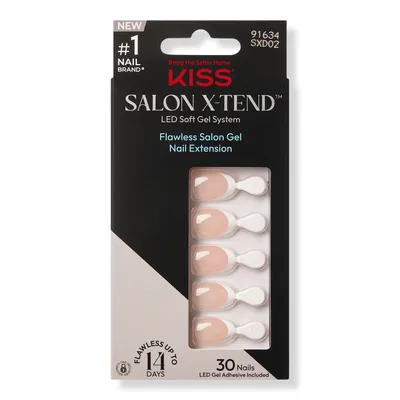 Kiss Salon X-tend LED Soft Gel System Design Nails